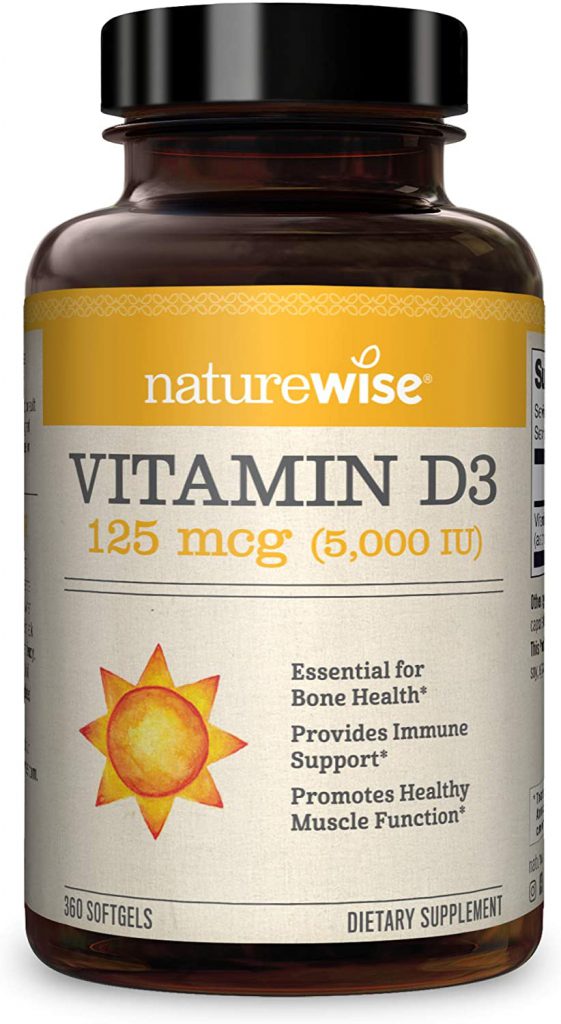 NatureWise Vitamin D3 5,000 IU Health with Wisdom